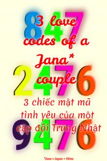 3 Chiếc Mật Mã Tình Yêu Của Một Cặp Đôi Trung Nhật