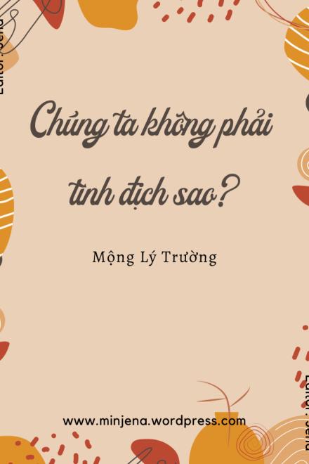 Chúng Ta Không Phải Tình Địch Sao?