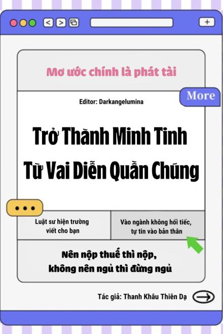 Trở Thành Minh Tinh Từ Vai Diễn Quần Chúng