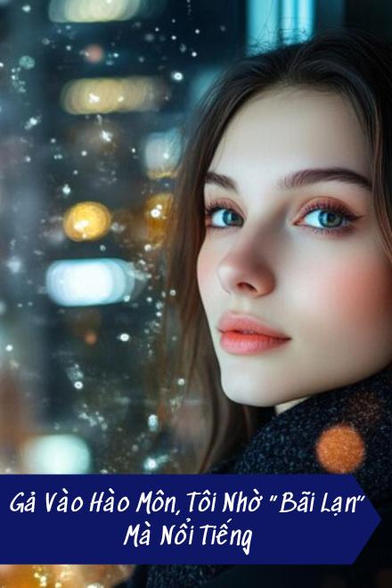 Gả Vào Hào Môn, Tôi Nhờ “Bãi Lạn” Mà Nổi Tiếng