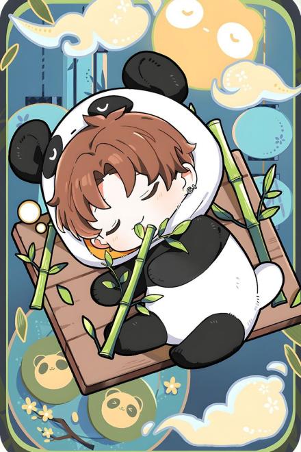 Nhóc Gấu Trúc Vừa Mềm Vừa Manh