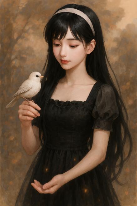 Sờ Chiếc Đuôi Nhỏ Xinh Của Bé Chim Sẻ