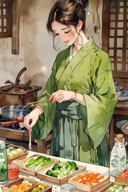 Xuyên Về Cổ Đại Bán Cơm Hộp